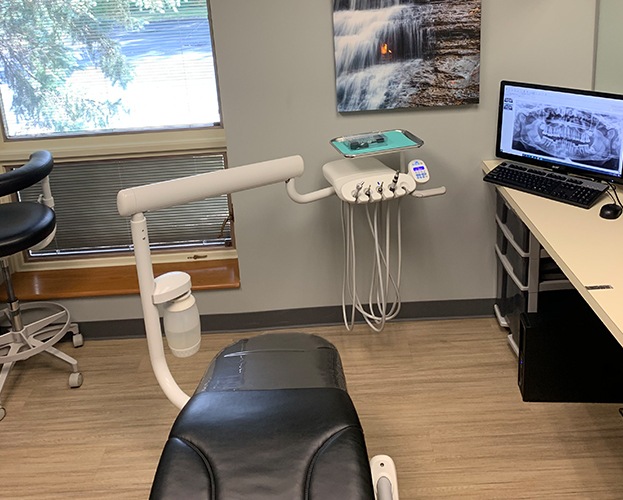 Dental exam room