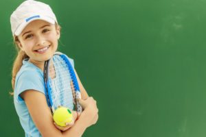 young tennis player